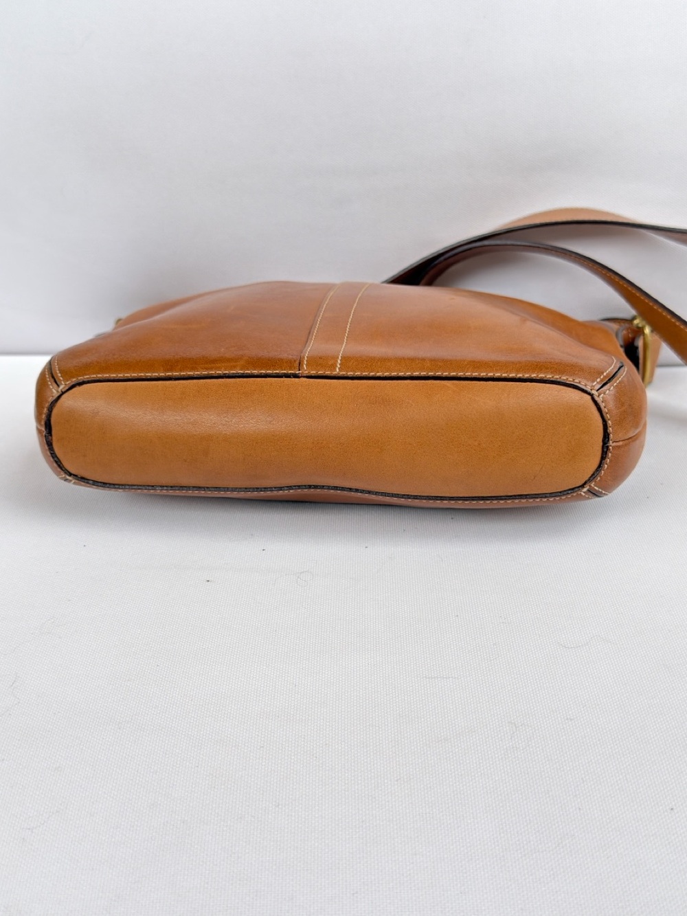 Coach Y2K Legacy Leather Shoulder Bag Tan Brown Bucket Crossbody Vintage 9328 - Picture 5 of 14